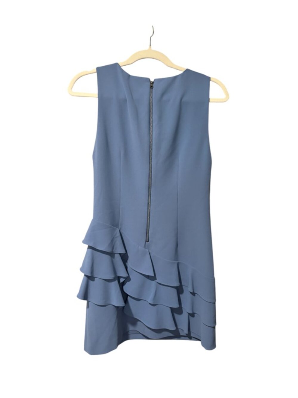 Alice + Olivia Clive Asymmetric Ruffle Dress - Picture 4 of 7